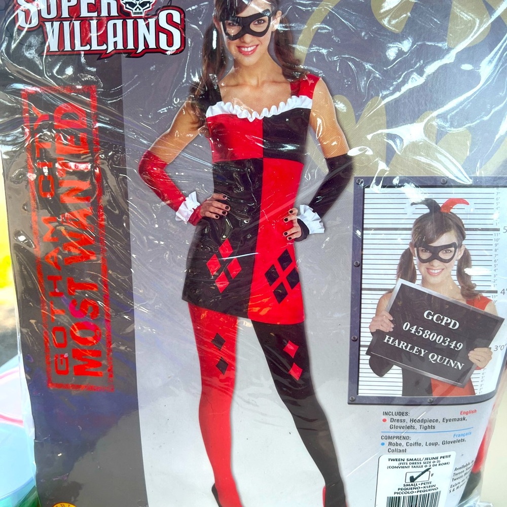 Tween Harley Quinn Halloween costume